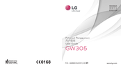LG GW305 User Manual