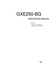 Powerlink GXE250-BG Operation Manual