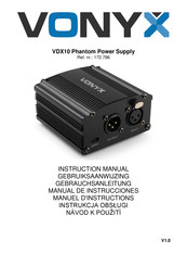Vonyx Phantom VDX10 Instruction Manual