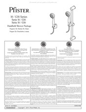 Black & Decker Pfister G16 Series Installation Manual