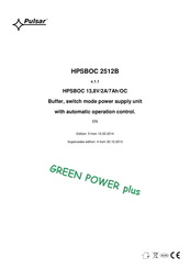 Pulsar HPSBOC 2512B Manual