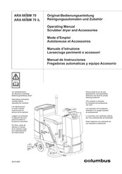 Columbus ARA 66 Operating Manual