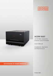Acom 06AT User Manual