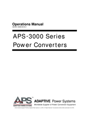 APS APS-3120 Operation Manual