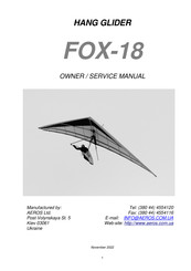Aeros FOX-18 Owner's Service Manual