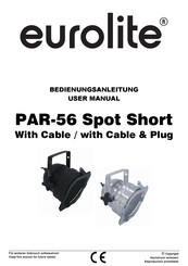 EuroLite PAR-56 Spot Short User Manual