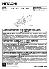 Hitachi SB 10V2 Instruction Manual