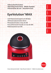 Dreve EyeVoIution MAX Operating Instructions Manual