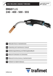 Trafimet ERGOPLUS 240 Operating And Maintenance Manual