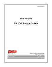 CEECO SN200 Setup Manual