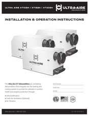 Ultra-Aire XT205H Installation & Operation Instructions