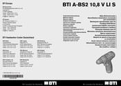 BTI A-BS2 10,8 V LI S Original Instructions Manual