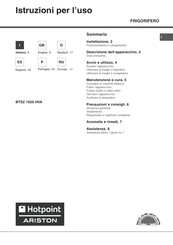 Hotpoint Ariston BTSZ 1620 I/HA Operating Instructions Manual