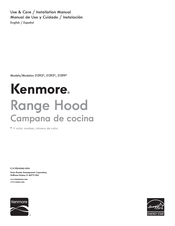 Sears Kenmore 51392 Series Use & Care And Installation Manual