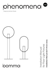 Bomma phenomena BOM890465 Installation Manual