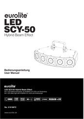 EuroLite LED SCY-50 User Manual