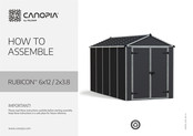 Palram CANOPIA RUBICON 6x12 / 2x3.8 How To Assemble