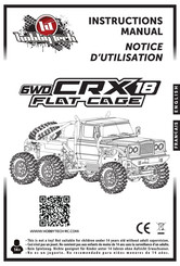 Hobbytech 6WD CRX18 FLAT CAGE Instruction Manual