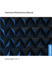 Lenovo 16ARHA7 Hardware Maintenance Manual