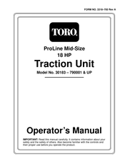 Toro 3318 Operator's Manual