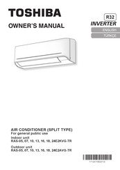 Toshiba RAS-05E2KVG-TR Owner's Manual