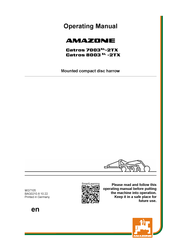 AMAZONEN-Werke AMAZONE Catros 7003XL-2TX Operating Manual