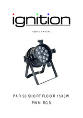 Ignition PAR 56 SHORT FLOOR 15X3W PWM RGB User Manual