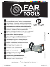 Far Tools One DH 1500 Original Manual Translation
