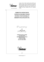 Bimar Funny Instruction Booklet