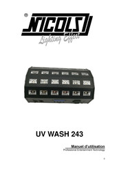 Nicols UV WASH 243 User Manual