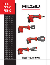 RIDGID RE 600 Manual
