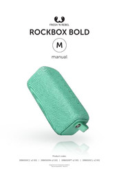 Fresh 'N Rebel ROCKBOX BOLD Manual