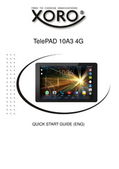 Xoro TelePAD 10A3 4G Quick Start Manual