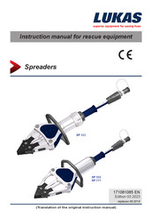 Lukas SP 555 Instruction Manual