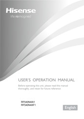 Hisense RF540N4AF1 User's Operation Manual