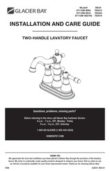 Glacier bay 67112W-8027H2 Installation And Care Manual
