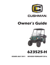 Cushman 623525-H Owner's Manual