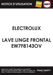 Electrolux EW7F8143OV User Manual
