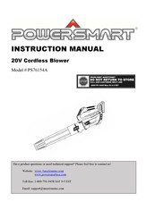 Power smart PS76154A Instruction Manual