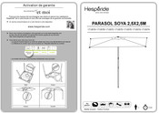 Hesperide 171257D Manual