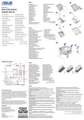 Asus ROG STRIX B760-G GAMING WIFI D4 Quick Start Manual