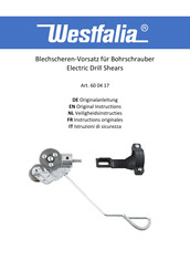 Westfalia 60 04 17 Original Instructions Manual