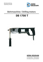 KERN-DEUDIAM DB 1700 T Operating Manual