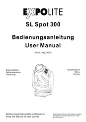 Expolite SL Spot 300 User Manual
