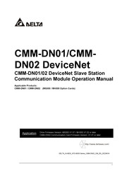 Delta CMM-DN02 Operation Manual