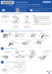 Brother HL-L6415DW Quick Setup Manual