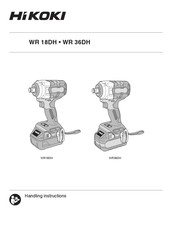 Hikoki WR18DH Handling Instructions Manual