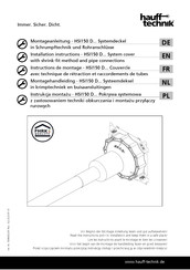 Hauff-Technik Systemdeckel HSI150 D Series Installation Instructions Manual