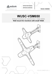 Edbak WUSC-VSM650 Instruction Manual