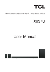 TCL X937U User Manual